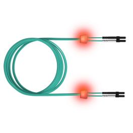 FO LED Patch Cord Premium, Duplex, LCD/LCD, G50/125, OM3, 1m