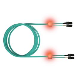 FO LED Patch Cord Premium, Duplex, SCD/SCD, G50/125 OM3, 5m
