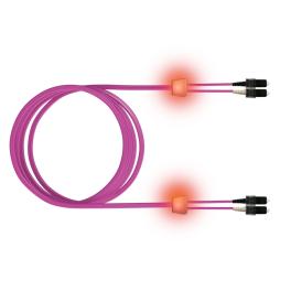 FO LED Patch Cord Premium, Duplex, SCD/SCD, G50/125 OM4, 3m