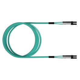 FO Patch Cord Premium, Duplex, LCD/LCD, G50/125, OM3, 1m