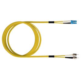 FO Patch Cord Premium, Duplex, LCD/ST, E09/125, OS2, 7,5m