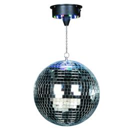 Glob disco 12"/30cm cu motor /18 led-uri rgbw