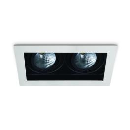 Ina-S COB LED, 2x 12W 700mA 3000K 2x1100lm 40° IP20 alb