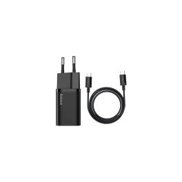 INCARCATOR RETEA USB-C FAST CHARGING PD 25W BASEUS - NEGRU