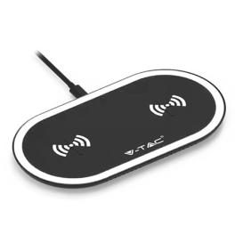 Incarcator wireless 3a-  negru/alb