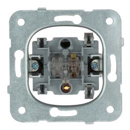 Insert buton,10A, 1ND, L-L1, cu lumină de orientare