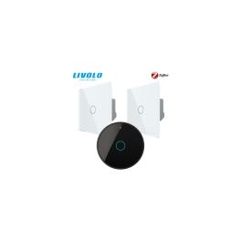 Intrerupatoare simple wireless Zigbee generatia noua + hub Zigbee, control de pe smartphone