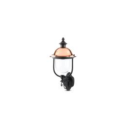 LAMPA DE GRADINA MONTAJ PERETE SOCLU E27 - NEGRU