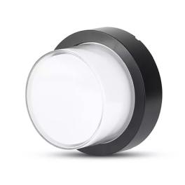 Lampa led 12w ip65 3000k alb cald - negru