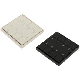 LED DALI Push button dimer Mono 4 Zone (Groups) - alb