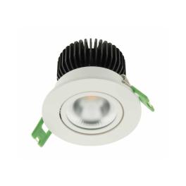 LED Downlight 68 8,5W CRI 95 IP44 Dim to warm, alb