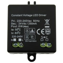 LED Power Supplies HW 6W/9V mini, IP20