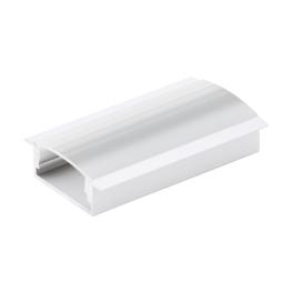 LED-Stripe Profile RE satin Cover white, 3000mm