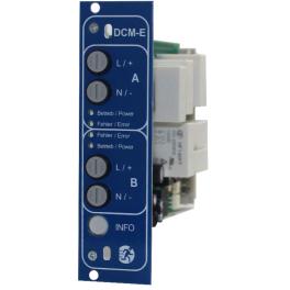 Mains circuit module DCM ptr.2 el. circuits 19" 2x1A