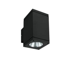 Mario-WL-Q2 LED 2x6W, 2x440lm, 3000K, 240V,IP54, 35°,negru