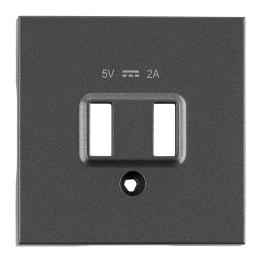 Mască frontală încărcare USB, antracit