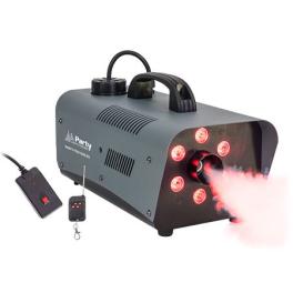 Masina fum 1000w +  led-uri rgb 6x3w