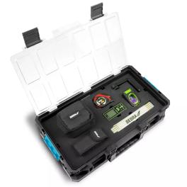 Measuring set with a laser level in sas case