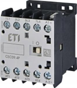 Miniatură contactor cec09.4p-230v-50/60hz