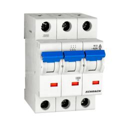 Miniature Circuit Breaker (MCB) B, 40A, 3-pole, 40° C, 10kA
