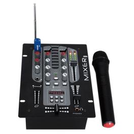 Mixer 2 cai 5 canale + microfon vhf