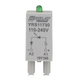 Modul LED verde 110-240V c.a. pentru soclu S-Relay