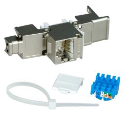 Modul TOOLLESS LINE RJ45 ecranat, Cat.6a 10GB (SFB) 4PPoE