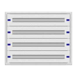 Modular chassis 3-12K, 4-rows, complete