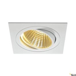 NEW TRIA LED DL patrat Set 25W2700K, 30°, alb mat