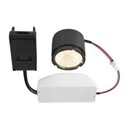NEW TRIA, modul LED, rotund, 1800-3000K, 60°, FAZĂ, negru