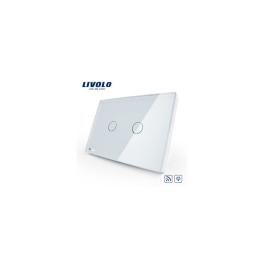 Întrerupător dublu, dimabil, wireless - control telecomanda RF