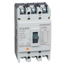 Întreruptor aut. f reglaj tip AF, 3P, 18kA, 50A cu cl. ramă