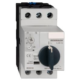 Întreruptor de protecţie motoare BE2, 3-poli, 0,63-1A