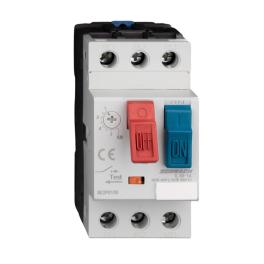 Întreruptor de protecţie motoare BE2 PB, 3-poli, 0,63-1A