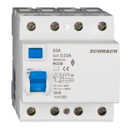 Întreruptor dif. AMPARO (10kA), 63A, 4-poli, 30mA, tip A