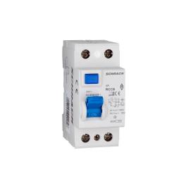 Întreruptor diferenţial AMPARO (6kA), 25A, 2-poli, 10mA, AC