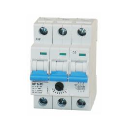 Întreruptor pentru protecţia motoarelor 3p, 4,0-6,3A