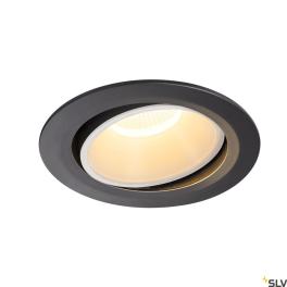NUMINOS XL DL 37,4W 3550lm 3000K 55° 1050mA LED negru/alb