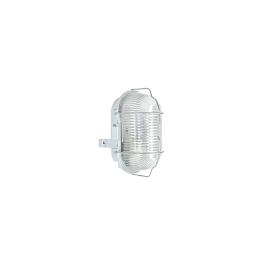 OVAL II E27, 60W, IP44, gri cu grilaj de protecție