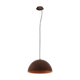 Panderas Pendant luminaire Ø350 60W schokobr./copperIP20
