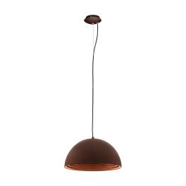 Panderas Pendant luminaire Ø400 60W schokobr./copperIP20