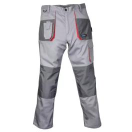 Pantaloni de protecţie mărime s/48, gri, comfort line, greutate 190g/m2