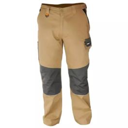 Pantaloni de protecţie mărime xxl/58,bumbac+elastan, greutate 270g/m2