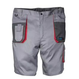 Pantaloni scurti de protectie mărimea xxl/58, gri, comfort line, gramaj 190g/m2