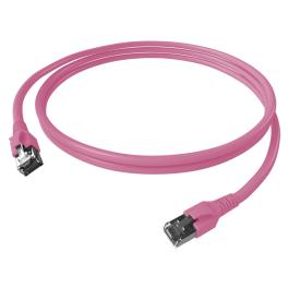 Patchcablu Cat.6a/10GB ecranat RJ45,LS0H,violet 10m