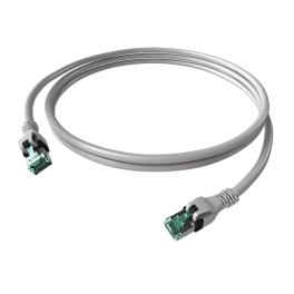 Patchcablu Cat.6a push pull ecranat RJ45 gri ,LS0H,7,5m