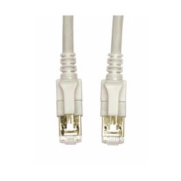 Patchcablu Cat6a cu LED ecranat RJ45 gri 10GB 3,0m