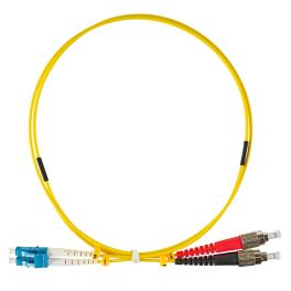 Patchcablu duplex, LC/FC, 9/125µm OS2, 3m