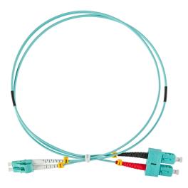 Patchcablu duplex, LC/SC, 50/125µm OM3 3m