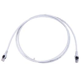 Patchcablu neecranat C6a RJ45U 10 GB, LS0H, gri, 1m